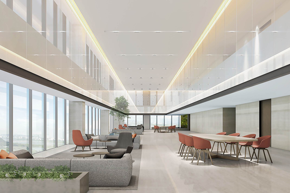 中核科创园——Empty lobby renderings