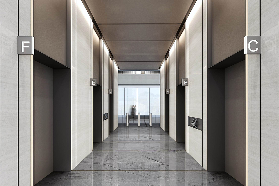 中核科创园——Elevator hall renderings