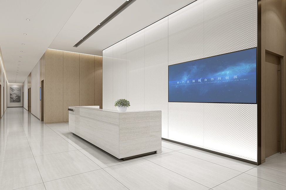 中核科创园——Conference front desk renderings